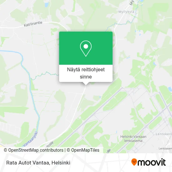 Rata Autot Vantaa kartta