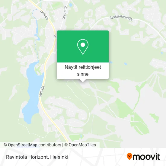 Ravintola Horizont kartta