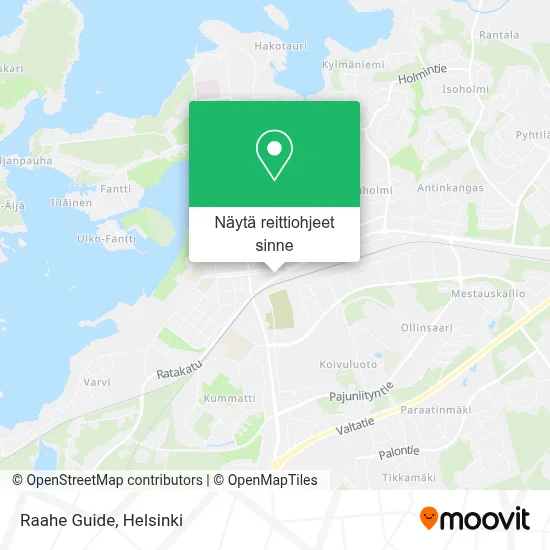 Raahe Guide kartta