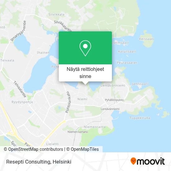 Resepti Consulting kartta