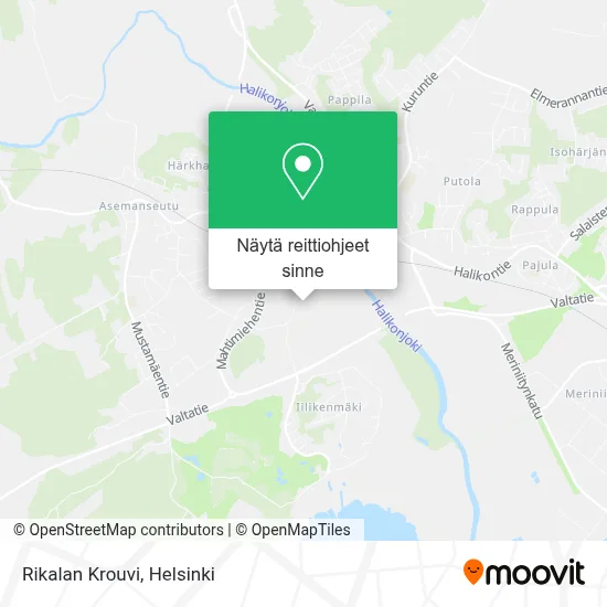 Rikalan Krouvi kartta