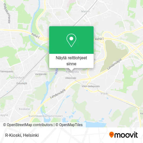 R-Kioski kartta