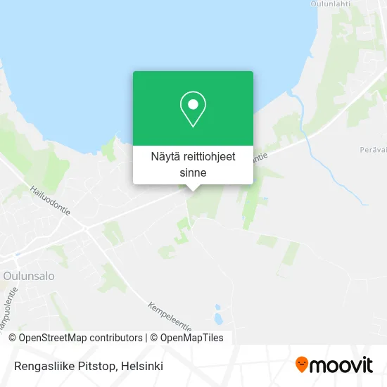 Rengasliike Pitstop kartta
