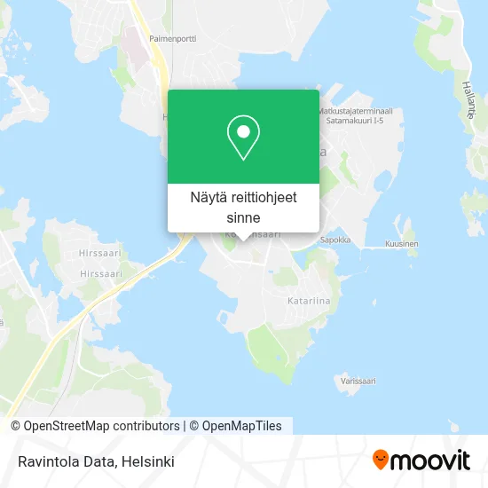 Ravintola Data kartta
