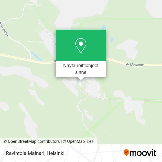 Ravintola Mainari kartta
