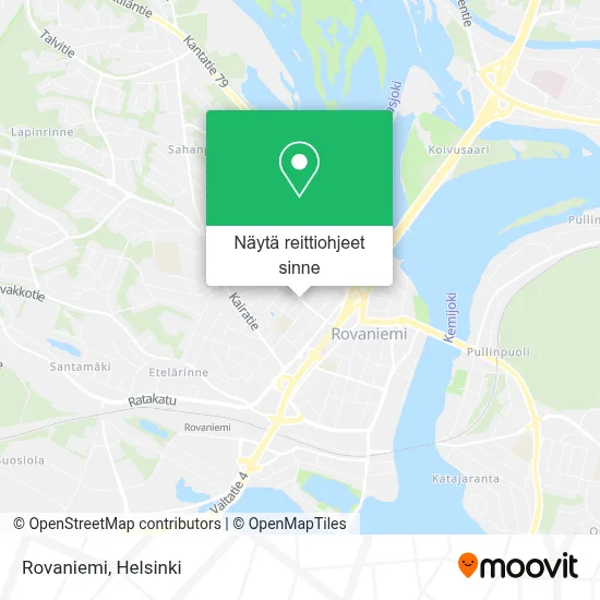 Rovaniemi kartta