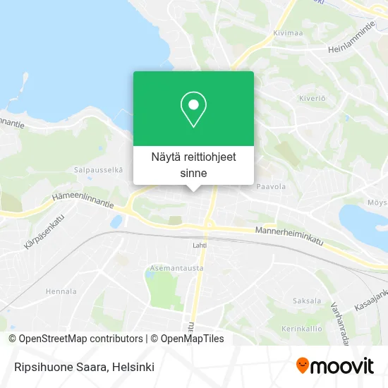 Ripsihuone Saara kartta