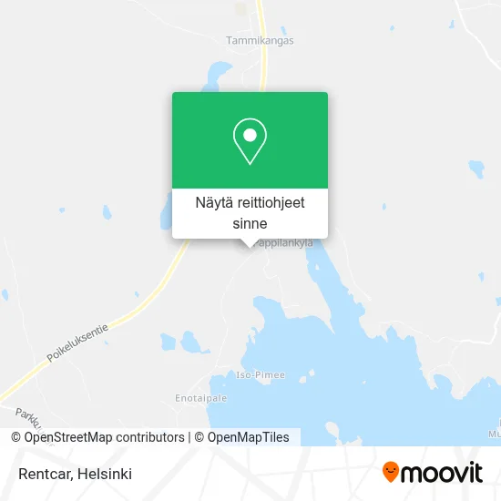 Rentcar kartta