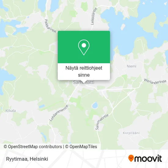 Ryytimaa kartta