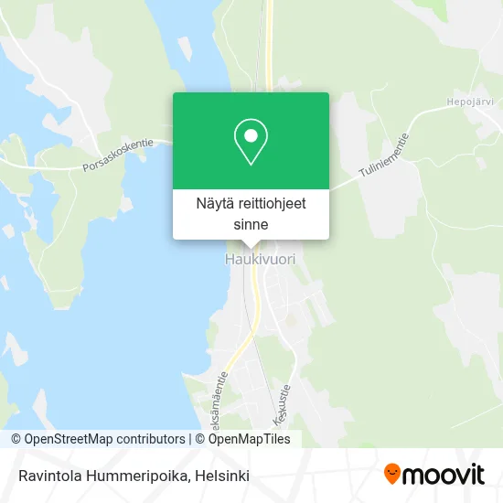Ravintola Hummeripoika kartta