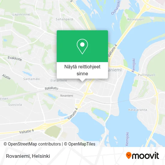 Rovaniemi kartta
