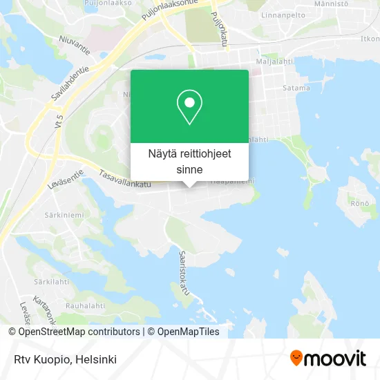 Rtv Kuopio kartta