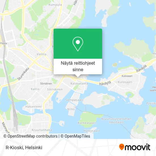 R-Kioski kartta