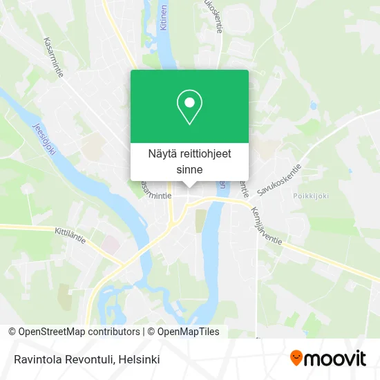 Ravintola Revontuli kartta