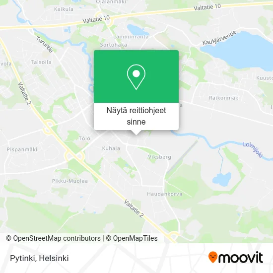 Pytinki kartta