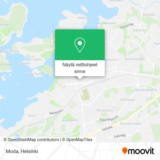 Moda kartta