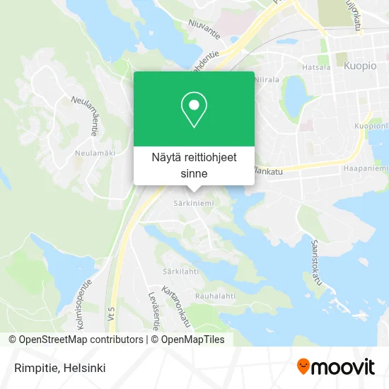 Rimpitie kartta