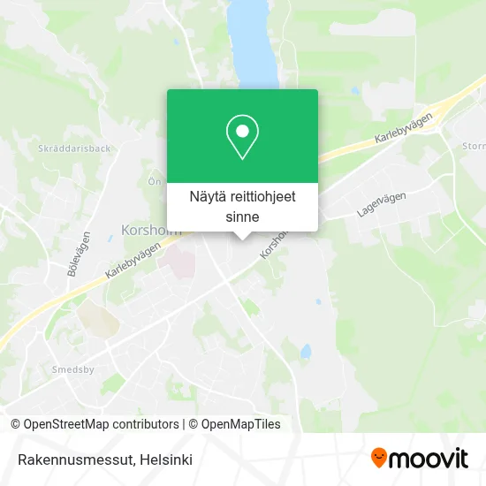 Rakennusmessut kartta