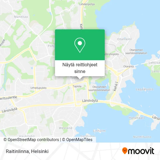 Raitinlinna kartta