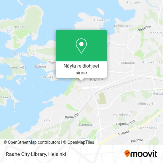 Raahe City Library kartta