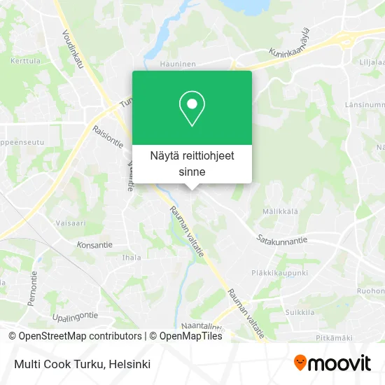 Multi Cook Turku kartta