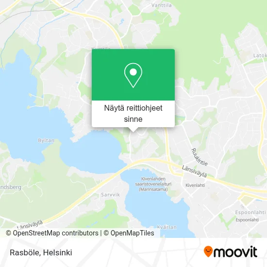Rasböle kartta