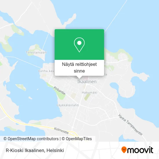 R-Kioski Ikaalinen kartta