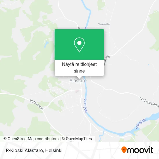 R-Kioski Alastaro kartta