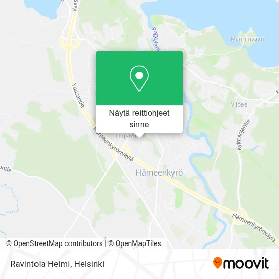 Ravintola Helmi kartta