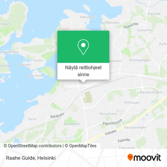 Raahe Guide kartta