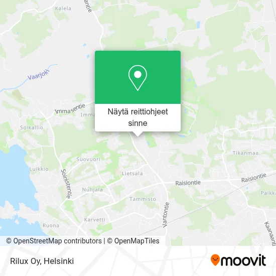 Rilux Oy kartta