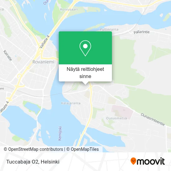 Tuccabaja O2 kartta