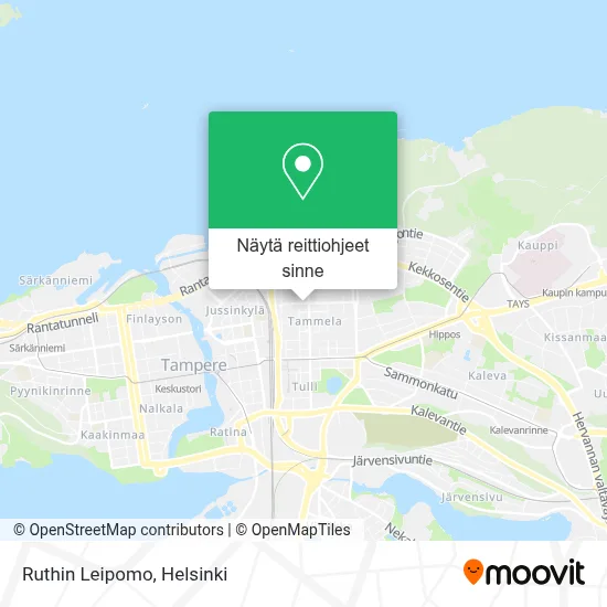Ruthin Leipomo kartta