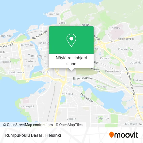 Rumpukoulu Basari kartta