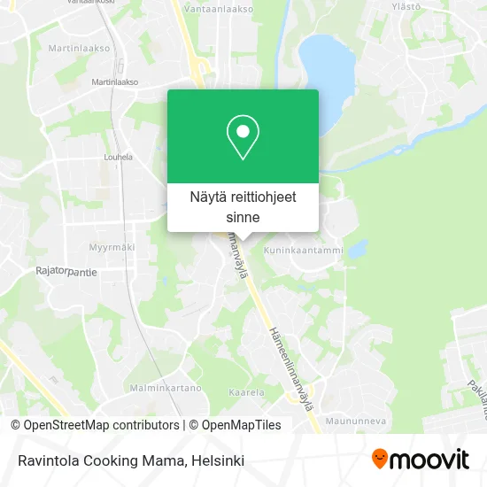 Ravintola Cooking Mama kartta
