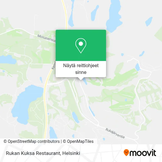 Rukan Kuksa Restaurant kartta