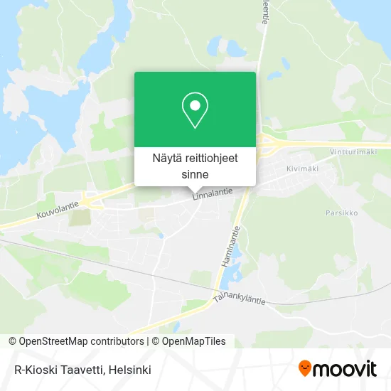 R-Kioski Taavetti kartta