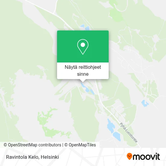 Ravintola Kelo kartta