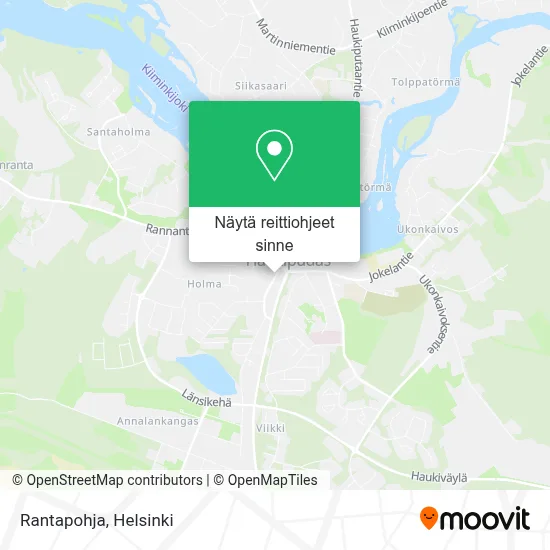 Rantapohja kartta