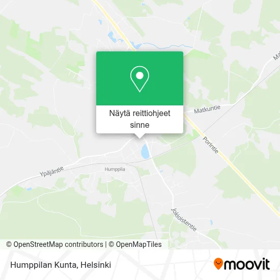 Humppilan Kunta kartta