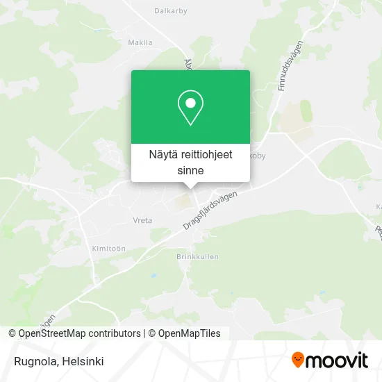 Rugnola kartta