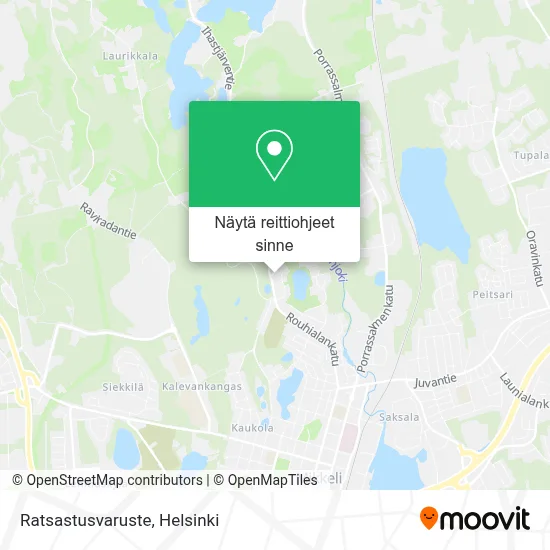 Ratsastusvaruste kartta