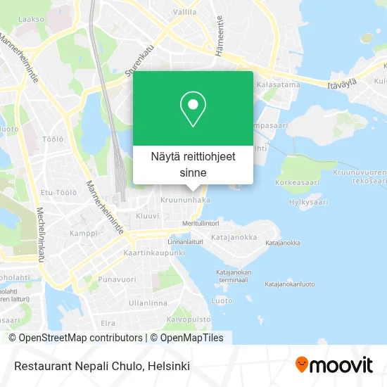 Restaurant Nepali Chulo kartta