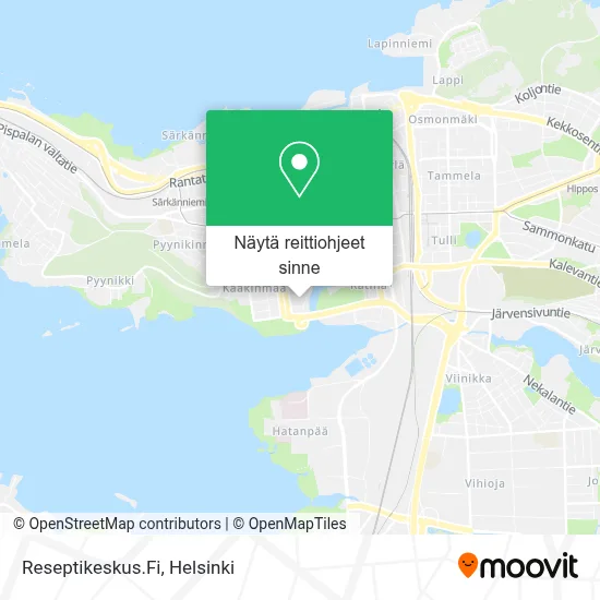 Reseptikeskus.Fi kartta