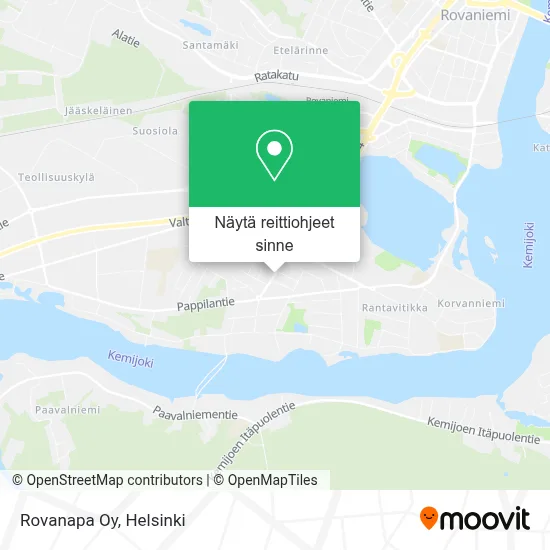 Rovanapa Oy kartta