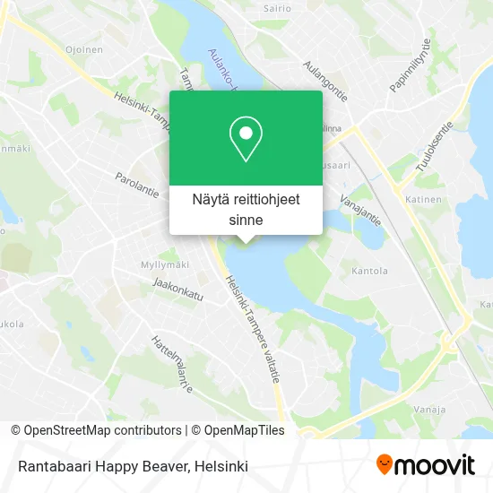 Rantabaari Happy Beaver kartta