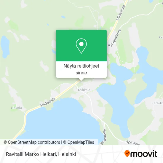 Ravitalli Marko Heikari kartta