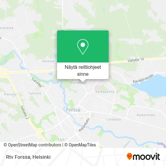 Rtv Forssa kartta