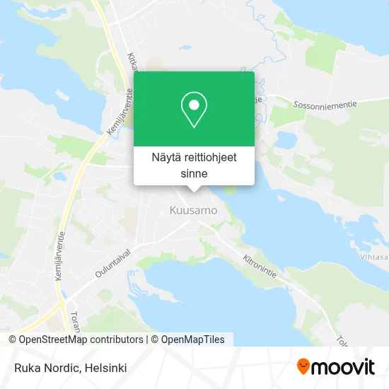 Ruka Nordic kartta