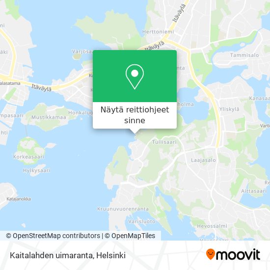 Kaitalahden uimaranta kartta